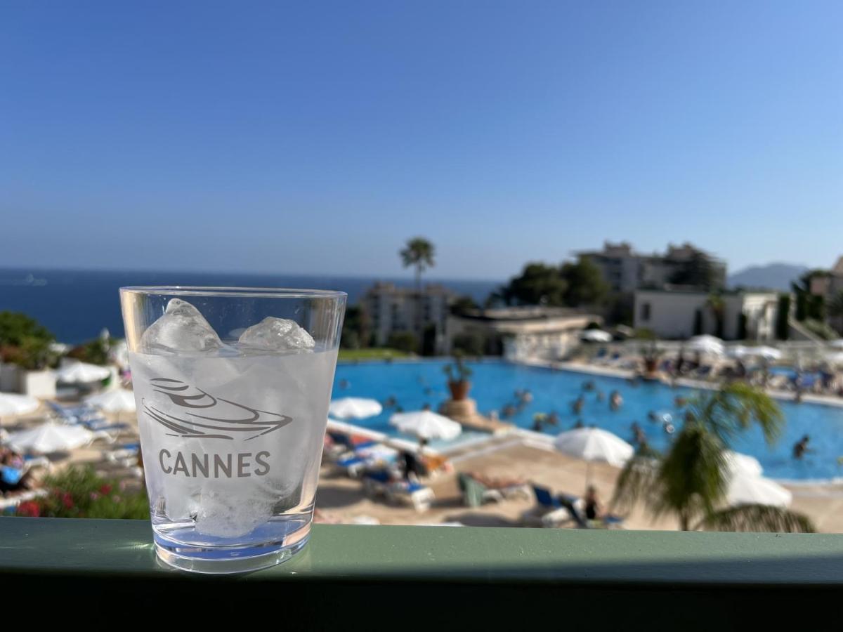 Exceptionnel Sur Cannes Vue Mer Piscine ภายนอก รูปภาพ
